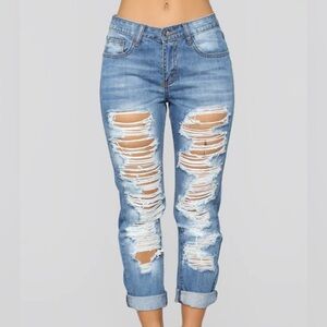 Fashion Nova Ripped Jeans